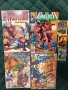 Лот 4 ретро комикса и 3 карти на Марвел Marvel Punisher, Wolverine, Fantastic 4 Улвърин, Пънишър, снимка 1