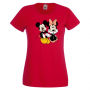Дамска тениска Mickey & Minnie 5 Мини Маус,Микки Маус.Подарък,Изненада,, снимка 8