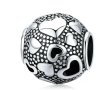 Сребърен талисман за гривна Пандора Сърца Модел 084, снимка 1 - Гривни - 43465376