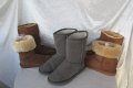 UGG®  аналог, топли зимни ботуши -100% естествена кожа - велур, N- 37 - 38, бежави, снимка 14