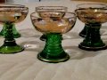 Лот чаши цветен кристал, снимка 2