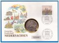 НУМИЗМАТИЧЕН ПЛИК С МАСИВЕН ПЛАКЕТ (NUMISBRIEF) - "ДОЛНА САКСОНИЯ" , снимка 1