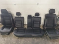 седалки предни и задни с 4 кори на врати за Мерцедес Е класа 212 седан 2010г черна кожа, снимка 2