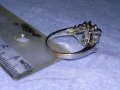 ПРЕКРАСЕН СКЪПОЦЕНЕН ПОСРЕБРЕН МЕДЕН АР НУВО ПРЪСТЕН с ЮВЕЛИРНО ФАСЕТИРАН ПЕРИДОТ и ЦИРКОНИ 37382, снимка 8