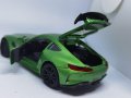 Mercedes Benz GTR макет зелен, снимка 5