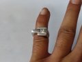 Сребърен пръстен 925 с родиево покритие, снимка 5