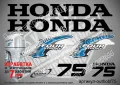 HONDA 90 hp Хонда извънбордови двигател стикери надписи лодка яхта, снимка 17