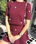 Дамски сет в бордо, снимка 2