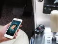 Блутут за кола - MP3 player FM предавател зарядно USB и Bluetooth, снимка 9