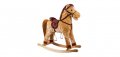 Люлеещ кон със седло - кафяв, снимка 1 - Играчки за стая - 32860509
