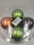 Стъклени Коледни топки украса 8броя Christmas , снимка 3