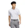 adidas Jacquard Golf Polo Shirt - страхотна мъжка тениска Л , снимка 1