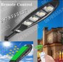Улични градински LED соларни лампи 1600Wмодел кобра датчик за движение, снимка 4