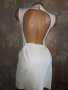 Zara S-Бяла  къса рокля с изрязан гръб , снимка 1