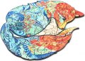 Дървен пъзел животни ЛИСИЦА С ОПАШКА Firefox / А4 формат Размер М, снимка 2