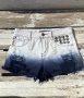 Къси дънкови панталони Tally Weijl, цвят синьо-бяло омбре, XXS, , снимка 1 - Къси панталони и бермуди - 38147100