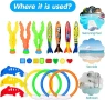 Детски водни играчки за гмуркане Wybtbm T02 Pool Toy играчки за басейн за гмуркане дънни играчки , снимка 3