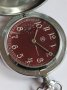 Джобен часовник Молния бордо циферблат СССР , снимка 2