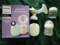 Електрическа Помпа за кърма Philips Avent Essential с гаранция + подарък Шише Philips Avent Natural, снимка 1