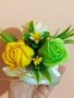 ‼️НОВО‼️За празника на жената зарадвайте дамите с керамична кашпа със сапунени цветя, снимка 4