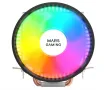 Вентилатор на процесора Mars Gaming MCPUARGB, CHROMA RGB процесорен радиатор, 2X HCT топлинни тръби, снимка 3