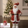 Дядо Коледа фигура - ръчна изработка за празничен декор, снимка 7