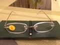 Нови немски очила за четене + 3 диоптъра шарнир кожен калъф, за дами и за мъже