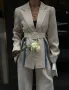 Официален дамски бял комплект от две части , снимка 2