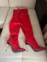 Лачени ботуши(червени и черни) за кросдресър, транс, shemale, снимка 1 - Дамски обувки на ток - 43711994