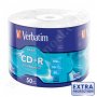 CD-R диск в опак. целофан 50бр. Verbatim Extra Protection 700MB 52X, снимка 1 - CD дискове - 33619185