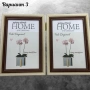 Двойна дървена рамка за снимки тип книга за снимка размер 10х15см, снимка 3