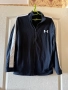 Under Armour черно мъжко  100% оригинално  спортно марково горнище с цип  , снимка 1