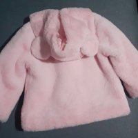 Бебешко палтенце  с ушички, снимка 2 - Комплекти за бебе - 43310343