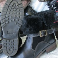 топли кафяви дамски боти, кубинки, ботуши,N- 38, Weather Rated Winter Snow Boots, естествена кожа +, снимка 16 - Дамски боти - 33415755