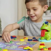 Play Doh - Комплект за игра жаба и пластелин Hasbro, снимка 6 - Пластелини, моделини и пясъци - 43726487