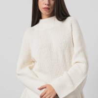 Esprit Памучен пуловер с цепка встрани, р.М. Ново., снимка 2 - Блузи с дълъг ръкав и пуловери - 43445671