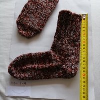 Вълнени чорапи ръчно плетиво, снимка 6 - Други - 43871036