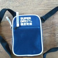 SUPERDRY SPORTS POUCH BAG NAVY - страхотна малка чанта НОВА БЕЗ ЕТИКЕТИ, снимка 5 - Чанти - 39080606