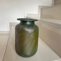 Керамична ваза ръчно рисувана, снимка 1 - Декорация за дома - 43142225