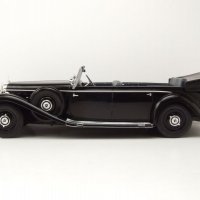Mercedes 770 Cabrio W150 1938 - мащаб 1:18 на MCG моделът е нов в кутия, снимка 3 - Колекции - 40070451