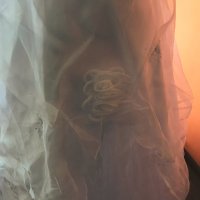 Булчинска рокля №5 - НОВА ! С воал, чанта, ръкавици и венче, снимка 9 - Сватбени рокли - 37367586