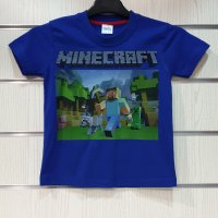 Нова детска тениска с дигитален печат MINECRAFT (Майнкрафт), снимка 2 - Детски тениски и потници - 32607613
