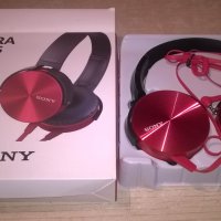sony mdr-xb450ap-red headphones, снимка 3 - Слушалки и портативни колонки - 26615722