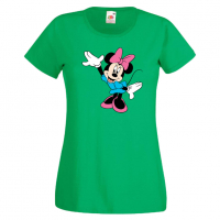 Дамска тениска Minnie Mouse 3 Подарък,Изненада,Рожден ден,, снимка 1 - Тениски - 36530727