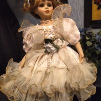 Великолепна кукла порцеланова балерина от края на 70 години, снимка 6 - Колекции - 43416212