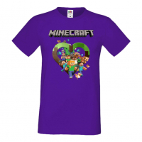 Мъжка тениска майнкрафт Minecraft 5,Minecraft,Игра,Забавление,подарък,Изненада,Рожден Ден., снимка 14 - Тениски - 36495159