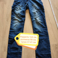 Еластични дънки Pepperts 164 ръст, снимка 2 - Детски панталони и дънки - 36566174