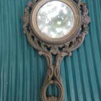 Автентично старо ретро огледало тип "Огледалце, огледалце!", снимка 3 - Антикварни и старинни предмети - 34958351