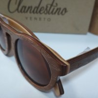 Clandestino Оригинални слънчеви очила100%UV Гарантиран произход гаранция , опция преглед и тест, снимка 2 - Слънчеви и диоптрични очила - 28667506