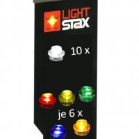 Light Stax S11105 MINI STAX, 40 броя за осветяване, 6 различни цвята, снимка 2 - Конструктори - 27715538